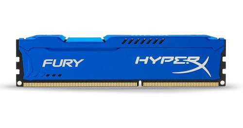 Memoria RAM Fury DDR3 gamer color azul 8GB 1 HyperX HX316C10F/8