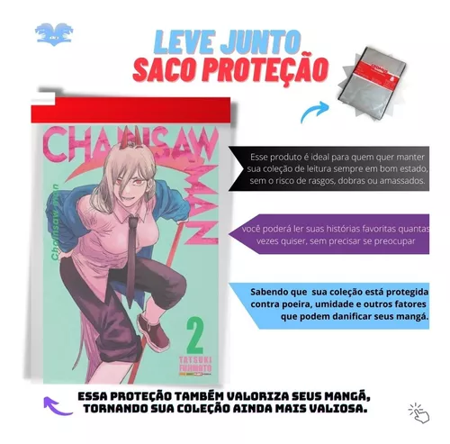 Livro Chainsaw Man, Volume 1 Ao 3 - KIT Lacrado