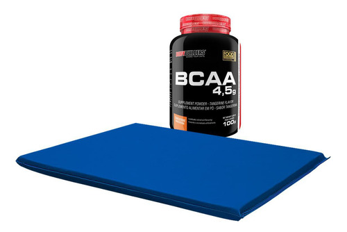 Kit Colchonete Yoga + Bcaa 100g Tangerina - Bodybuilders