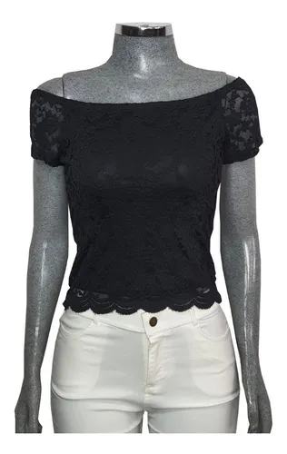 Blusas de cheap encaje juveniles