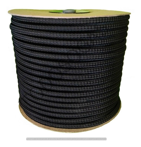 Soga Elastica 10 Mm Para Tensores Negra X 35 Metros