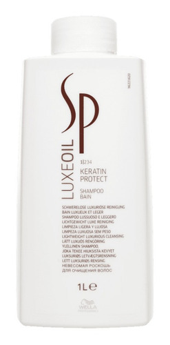 Shampoo Wella Luxe Oil Keratin 1 Litro - Profissional