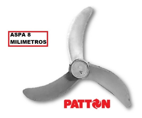 Aspa Ventilador Patton 12 Milimetros