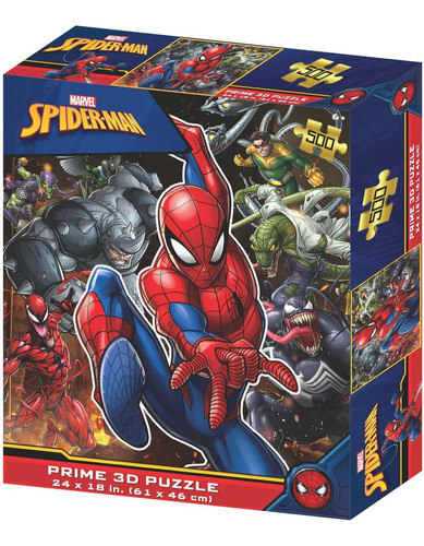 Prime 3d Stspiderman Rompecabezas 3d, Multicolor