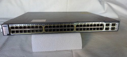 Switch Cisco 3750 Serie Poe 48p 10/100 Ws C3750