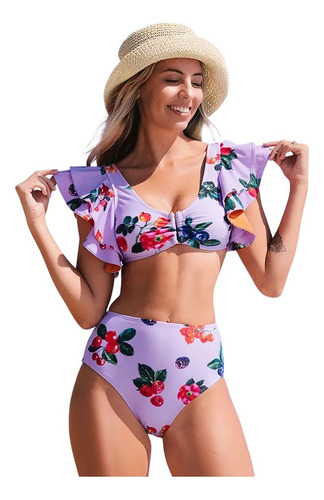 Conjunto De Bikini Floral 