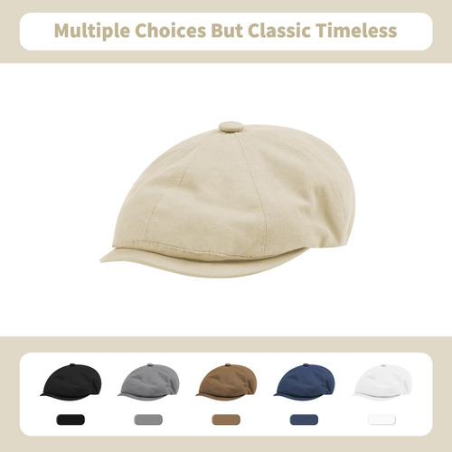 Gorras De Vendedor De Periódicos For Hombre Sombrero De