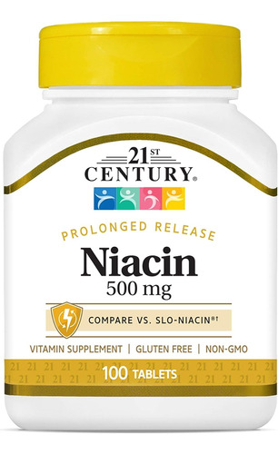 Niacina Niacinamida  500mg Vitamina B3- Stock