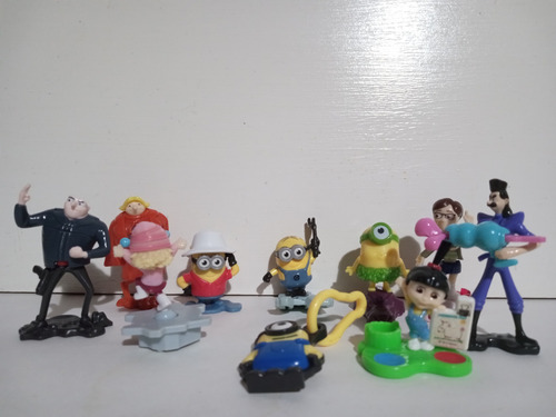 Muñecos Kinder Mi Villano Favorito Lote Por 9 Personajes (Usado)