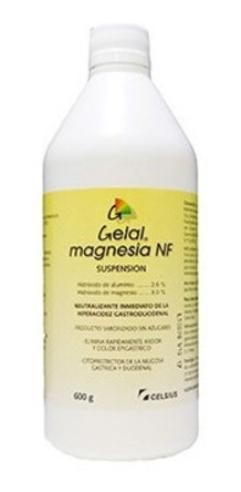 Gelal® Magnesia Nf Suspensión 600ml | Antiácido Líquido