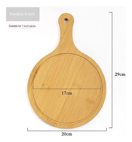 Plates Bamboo Cutting Boards Pizza Making
