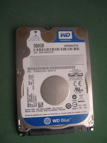 Hd Sata 500 Gb Notebook (hdn-003)