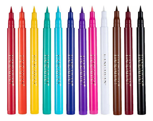 Delineador À Prova Dágua Handaiyan Olhos 1.6g Branco Acabamento Mate