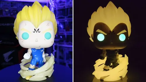 Funko Pop Tees Dragon Ball Z Majin Vegeta Glow In The Dark L