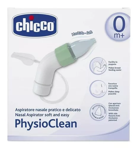 Aspirador Nasal Para Bebe Marca Chicco Boquillas Bolsa 0m+ Color Blanco