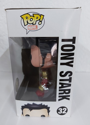Funko Pop Tony Stark 32 Sdcc 2013 Iron Man (caja Con Daños)