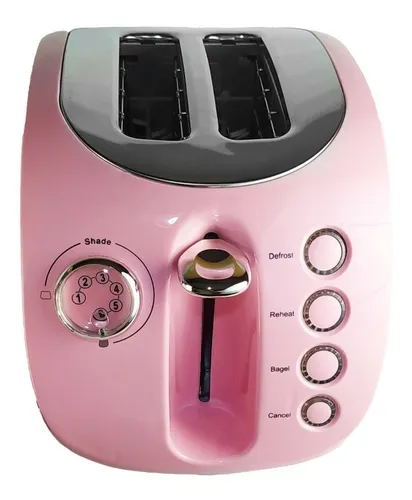 Tostadora Eléctrica The Kitchen Life 6 Niveles Tostador Bz3 Color Rosa