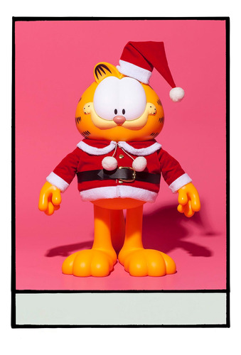 Figura Garfield Master Series Santa Claus Vinyl Christmas Na