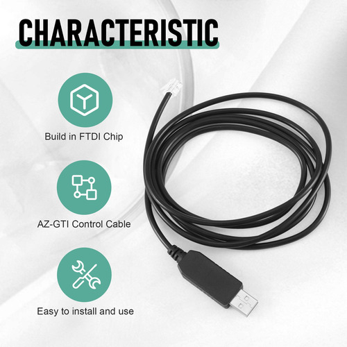 Cable De Control En Serie Del Adaptador Usb A Rj11 Rj12 6p4c
