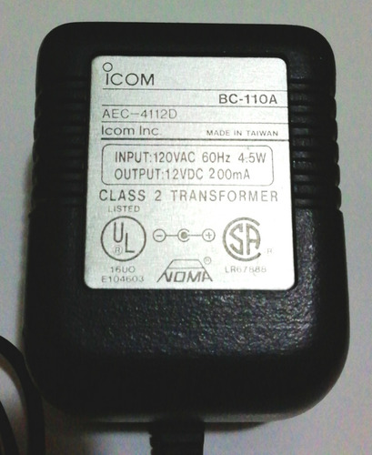 Transformador Convertidor Icom-radio  Bc-110a