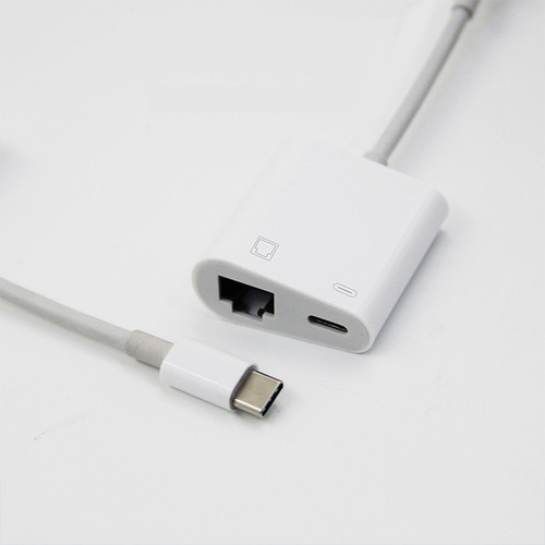Adaptador Ethernet C Otg Usb C A Rj45 Ethernet Lan Cableado