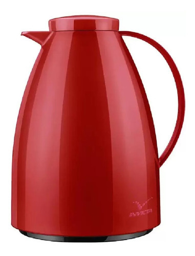 Garrafa Termica Vermelha Bule Viena Invicta 750ml Cor Vermelho