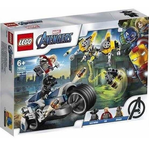 Lego 76142 Super Heroes Ataque Vingadores Speeder Bike 