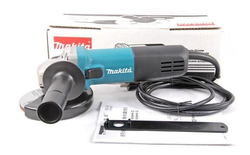 Esmerilhadeira angular Makita 9558HNG azul-turquesaepretoebranco 840 W 127 V + accesorio