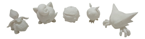  Set De Pokemones - Figuras Impresas En 3d (para Pintar)