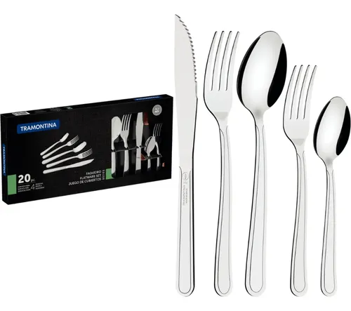 Faqueiro 20pcs Buzios Aco Inox Tramontina -23798062 Prateado
