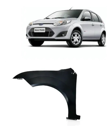 Paralama Fiesta Rocam Hatch Sedan 2011 2012 2013 2014