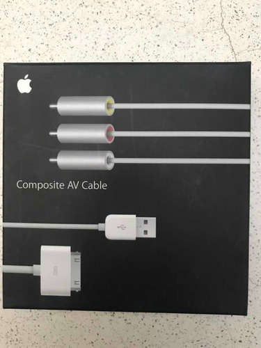 Cable Composite Av. Apple Cable Compuesto Av