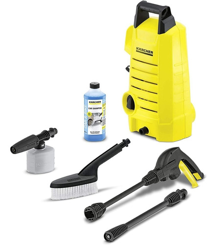 Hidrolavadora Karcher K1 Car Kit 1450 Psi Color Amarillo