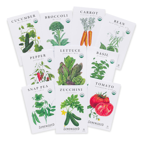 Sereniseed Semillas Vegetales Organicas Certificadas (paquet