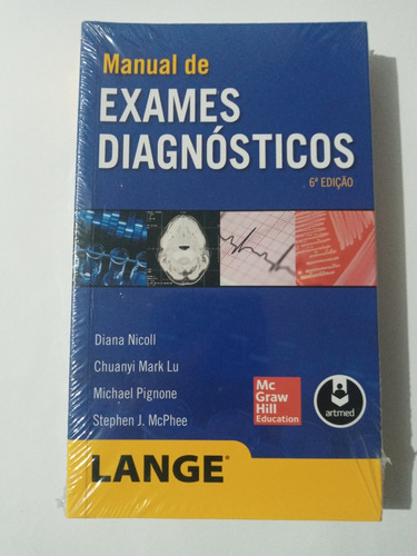 Livro Manual De Exames Diagnosticos / Artmed