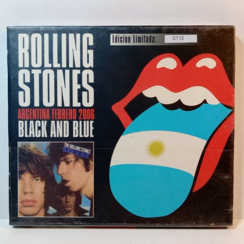 Rolling Stones Black And Blue Cd Argentina Febrero 2006 Ltd.