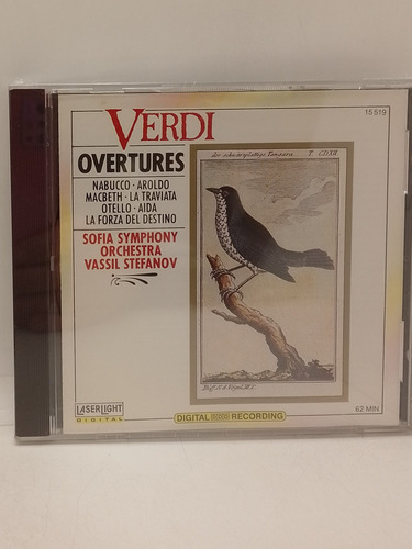 Verdi Overtures Por Sofia Symphony Orchestra Cd Nuevo 
