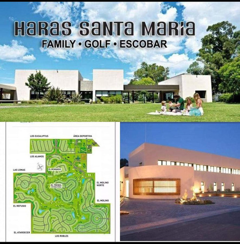 Fantástico Lote En Harás Santa María, El Molino Sur, Escobar.