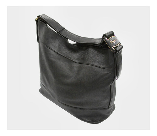 Bolsa Para Mujer Ferragamo *vara Bow Tote* Negro Liso Dorados Negro (Usado)