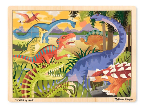 Melissa & Doug Dinosaurios Rompecabezas, 24pc