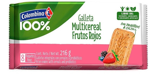 Galleta Multcereal Frutos Rojos