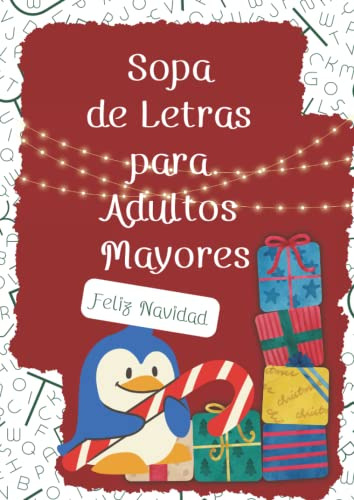 Sopa De Letras Para Adultos Mayores Feliz Navidad: Merry Chr