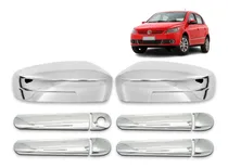 Comprar Kit Aplique Cromado Capa De Retrovisores E Maçanetas Gol G5