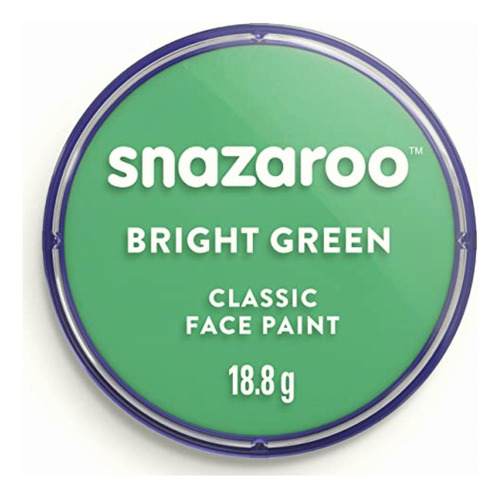 Snazaroo Pintura Facial Bright Green 18 Ml