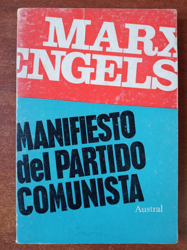 Manifiesto Comunista. Marx Y Engels [edición Chilena, 1972] 