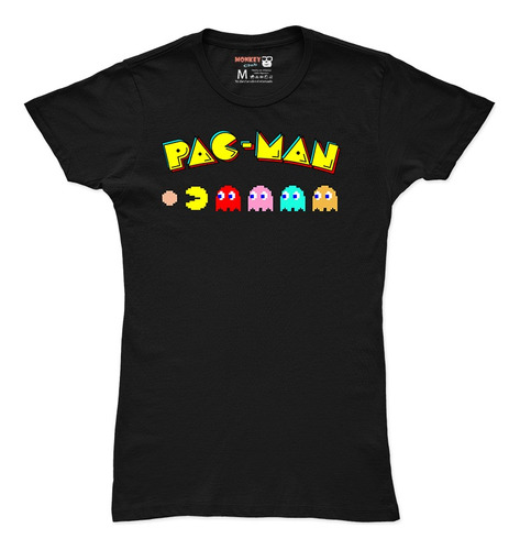 Playera Gamer Clasic Pac-man Fan #0019gm