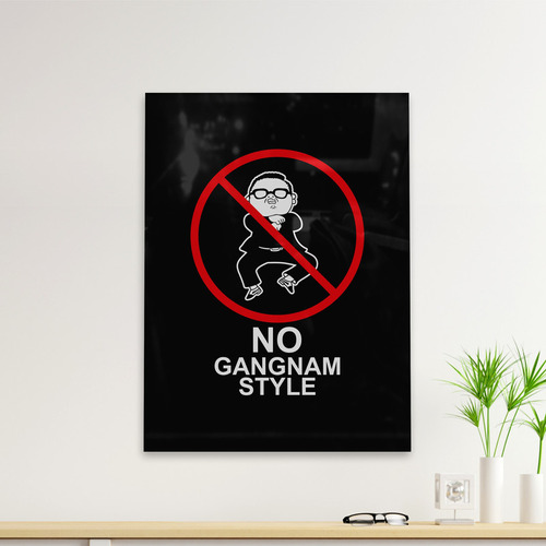 Cuadro Deco No Gangnam Style (d1013 Boleto.store)