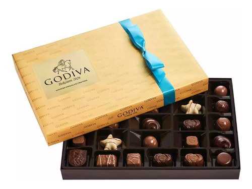 Godiva Exquisitos Chocolates Belgas Premium - Caja De 27 Und