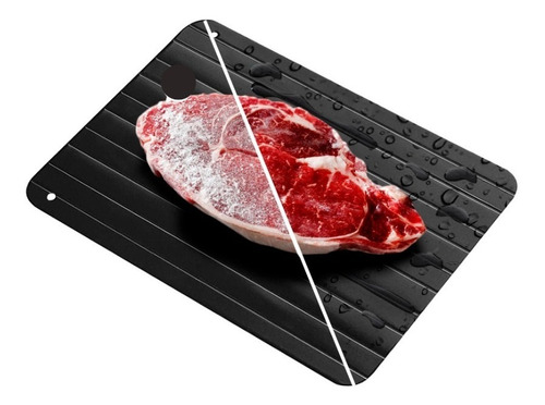 Tabla Descongelar Carne Alimentos Rápido Bandeja Aluminio