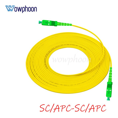 Patch Cord Cable Fibra Optica Sc Apc A Sc Apc Sm Monomodo 1m